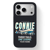 Thumbnail for L-1049G Super Constellation - Cartoon + Name - MagSafe iPhone 17 Pro - Black