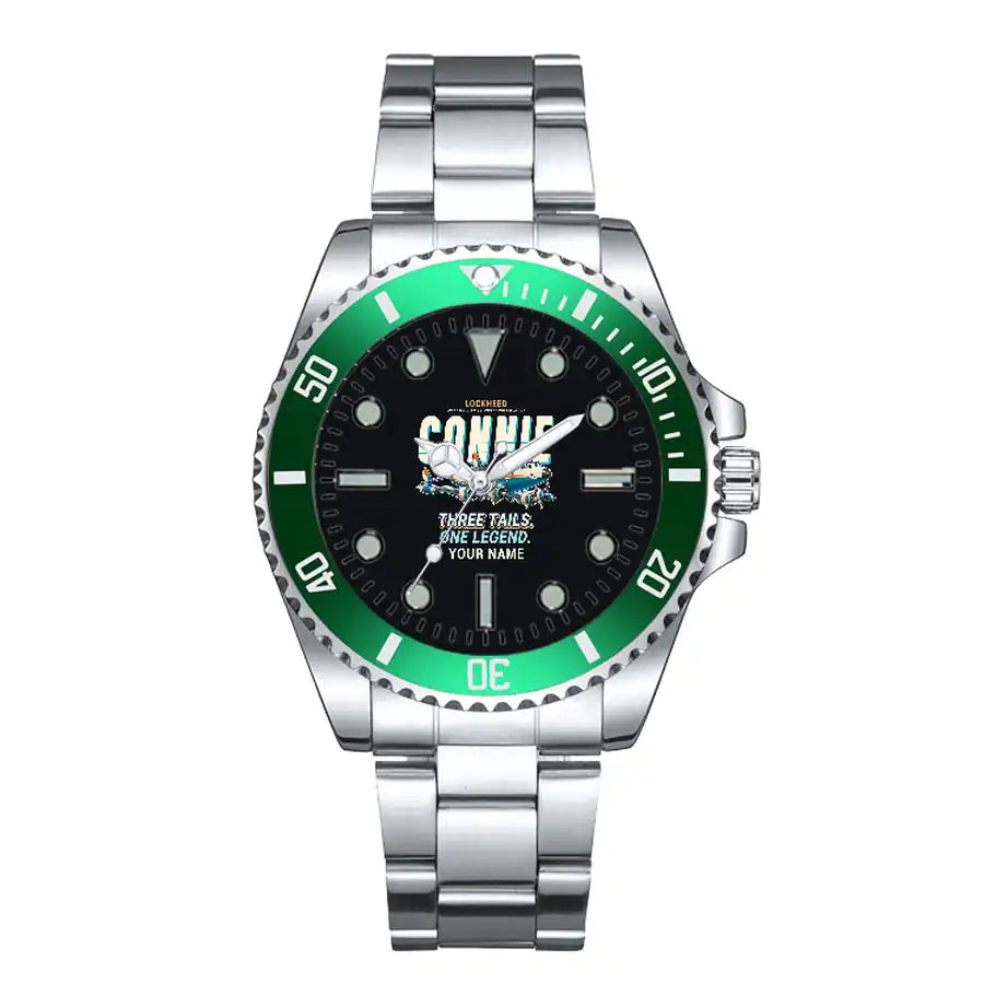 L-1049G Super Constellation - Cartoon + Name - Premium Diver - Green