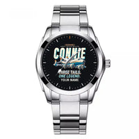 Thumbnail for L-1049G Super Constellation - Cartoon + Name - Stainless Steel Band - For Men