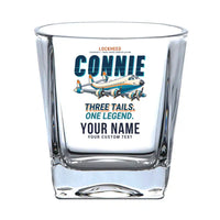 Thumbnail for Lockheed L-1049G Super Constellation - Cartoon + Name - Whiskey Glass