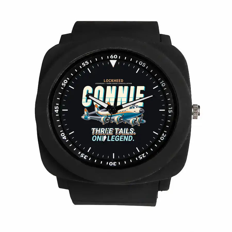L-1049G Super Constellation - Cartoon - Rubber Strap - Black