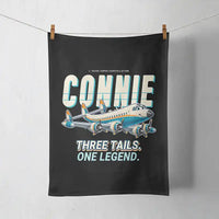 Thumbnail for L-1049G Super Constellation - Cartoon - Towel - Black