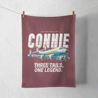 Thumbnail for L-1049G Super Constellation - Cartoon - Towel - Dark Red