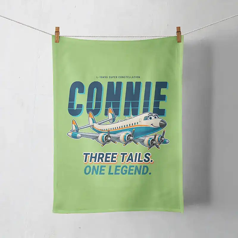 L-1049G Super Constellation - Cartoon - Towel - Light Green