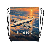Thumbnail for Lockheed L-1049G Super Constellation - Drawstring Bag - 3D Scene