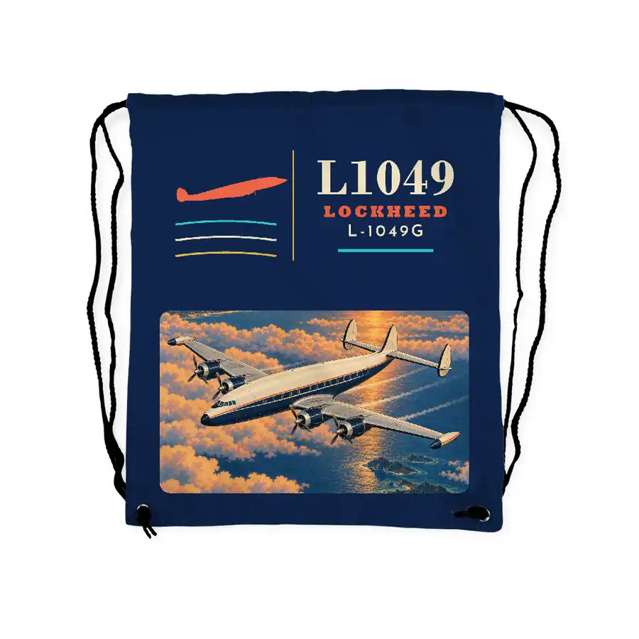 Lockheed L-1049G Super Constellation - Drawstring Bag - Classic - Dark Blue