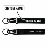 Thumbnail for L-1049G Super Constellation Hawk-Shaped Key Chains - Black - Heritage - Personalized
