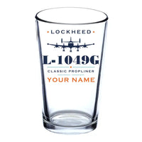 Thumbnail for Lockheed L-1049G Super Constellation - Heritage + Name - Beer & Water Glass