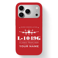 Thumbnail for L-1049G Super Constellation - Heritage + Name - MagSafe iPhone 17 Pro - Red