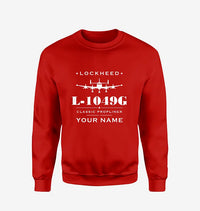 Thumbnail for L-1049G Super Constellation - Heritage + Name - Sweatshirt - Red