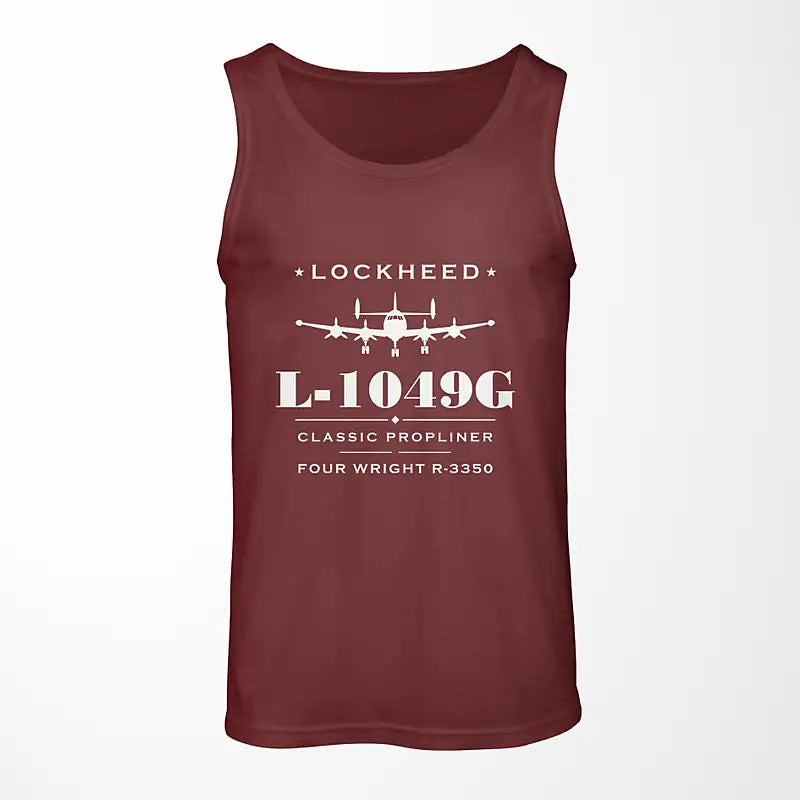 L-1049G Super Constellation - Heritage - Tank Top - Dark Red