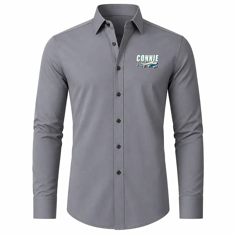 L-1049G Super Constellation - Long Sleeve Shirt - Cartoon - Gray