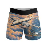 Thumbnail for Lockheed L-1049G Super Constellation - Men Boxers - 3D + Name - Full Print
