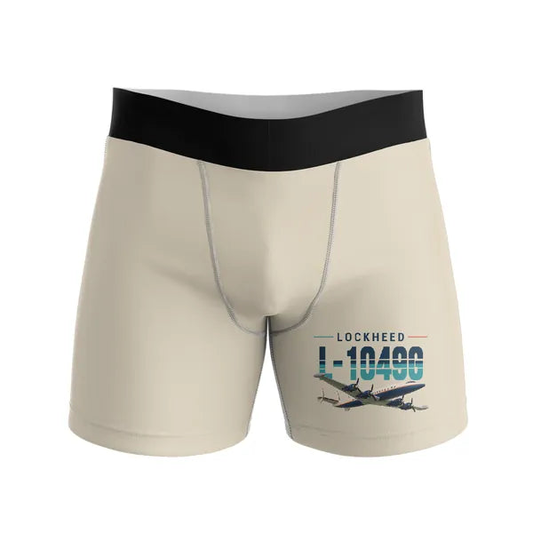 Lockheed L-1049G Super Constellation - Men Boxers - Original - Beige