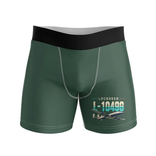 Lockheed L-1049G Super Constellation - Men Boxers - Original - Dark Green