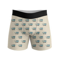 Thumbnail for Lockheed L-1049G Super Constellation - Men Boxers - Original Pattern - Beige