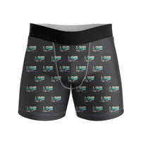 Thumbnail for Lockheed L-1049G Super Constellation - Men Boxers - Original Pattern - Black