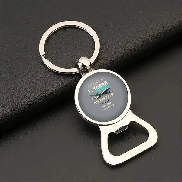 L-1049G Super Constellation - Original - Bottle Opener Key Chain - Gray