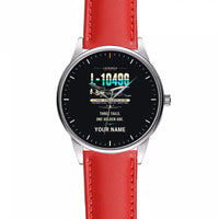 Thumbnail for L-1049G Super Constellation - Original + Name - Leather Strap - Red Leather Strap