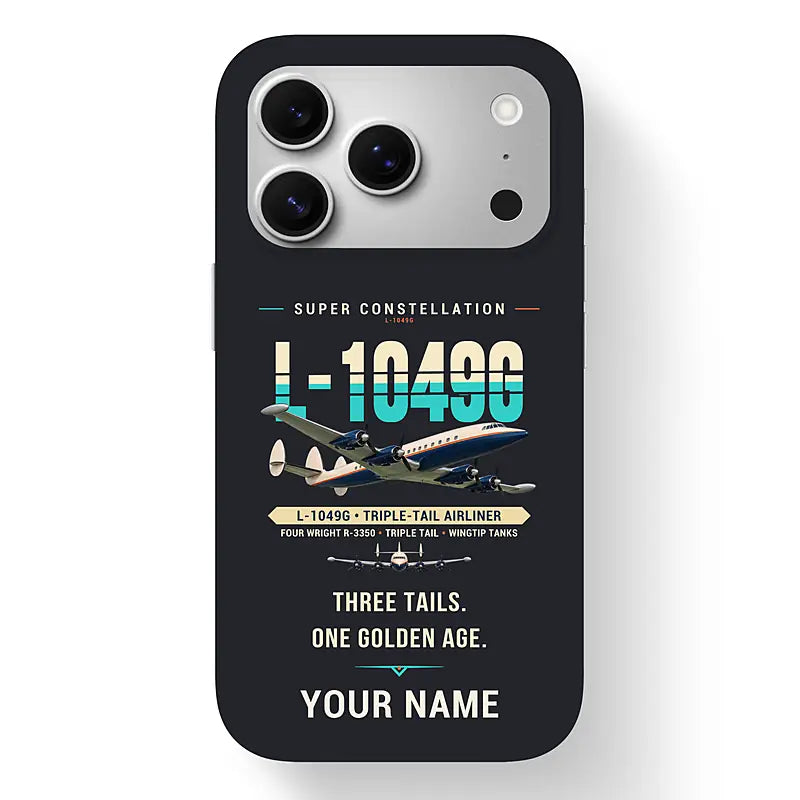 L-1049G Super Constellation - Original + Name - MagSafe iPhone 17 Pro - Black