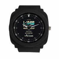 Thumbnail for L-1049G Super Constellation - Original + Name - Rubber Strap - Black