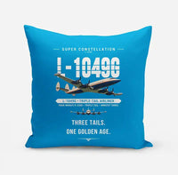 Thumbnail for L-1049G Super Constellation - Original - Pillow - Turquoise