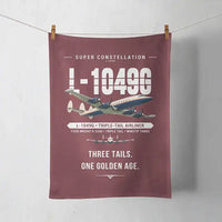 Thumbnail for L-1049G Super Constellation - Original - Towel - Dark Red