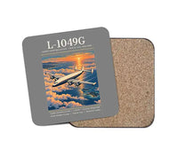 Thumbnail for L-1049G Super Constellation - Poster - Coaster - Gray