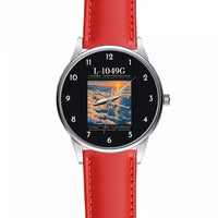 Thumbnail for L-1049G Super Constellation - Poster - Leather Strap - Red Leather Strap