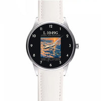 Thumbnail for L-1049G Super Constellation - Poster - Leather Strap - White Leather Strap