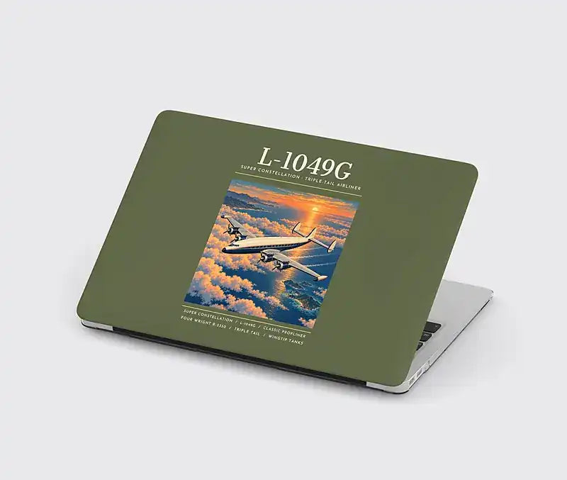 L-1049G Super Constellation - Poster - MacBook Case - Green Army