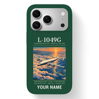 Thumbnail for L-1049G Super Constellation - Poster + Name - MagSafe iPhone 17 Pro - Dark Green