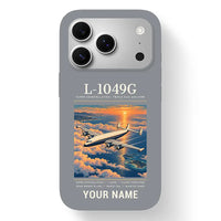 Thumbnail for L-1049G Super Constellation - Poster + Name - MagSafe iPhone 17 Pro - Gray
