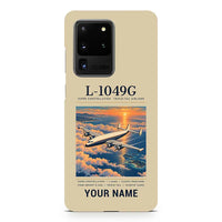 Thumbnail for L-1049G Super Constellation - Poster + Name - Samsung Case - Beige