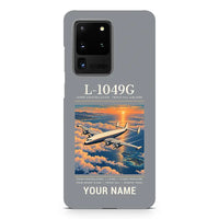 Thumbnail for L-1049G Super Constellation - Poster + Name - Samsung Case - Gray