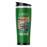 Thumbnail for L-1049G Super Constellation - Poster + Name - Stainless Steel (No Holder) - Green