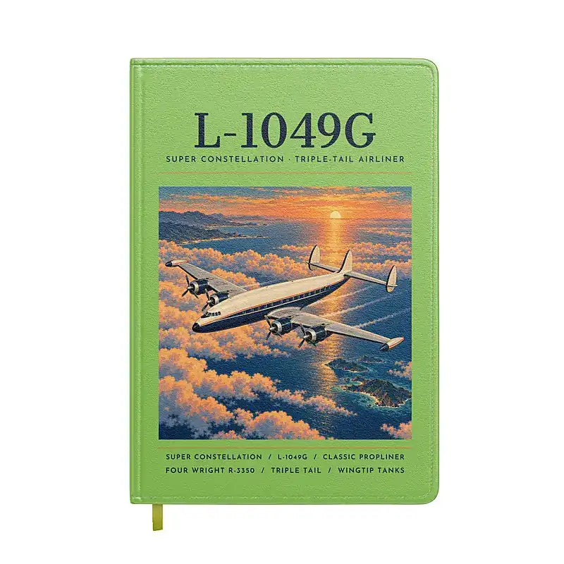 L-1049G Super Constellation - Poster - Notebook - Light Green