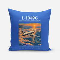 Thumbnail for L-1049G Super Constellation - Poster - Pillow - Blue