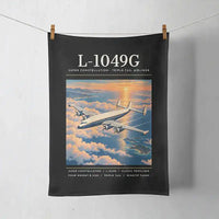 Thumbnail for L-1049G Super Constellation - Poster - Towel - Black