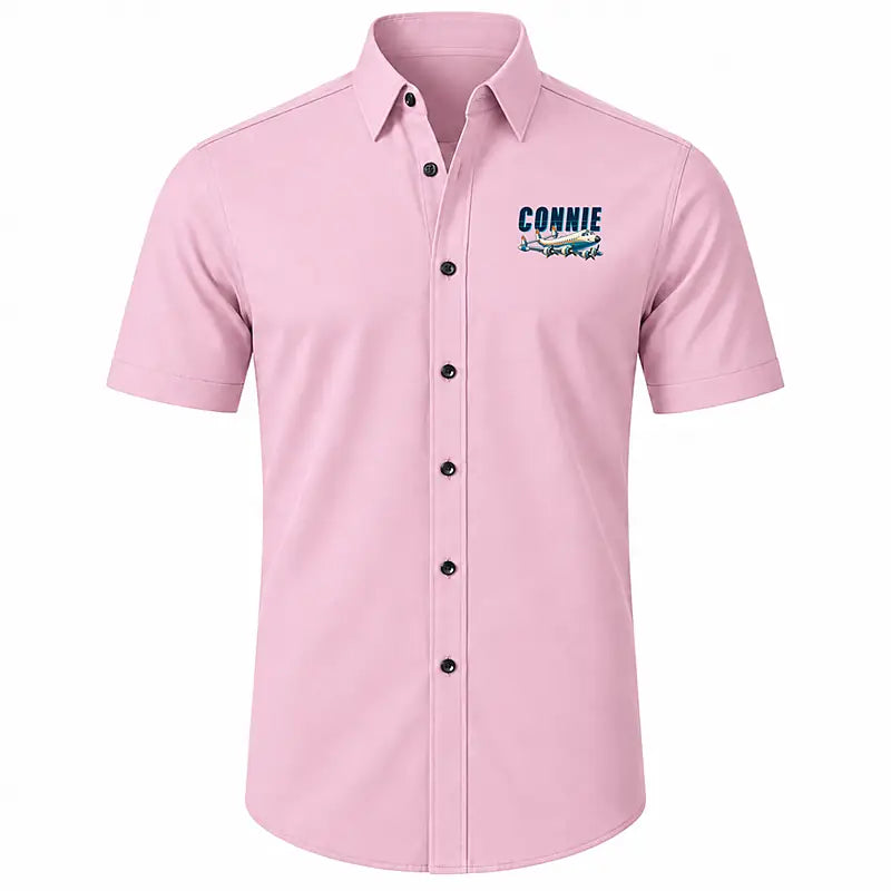 L-1049G Super Constellation - Short Sleeve Shirt - Cartoon - Pink
