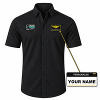 Thumbnail for L-1049G Super Constellation - Short Sleeve Shirt - Original - Black + NAME