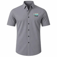 Thumbnail for L-1049G Super Constellation - Short Sleeve Shirt - Original - Gray
