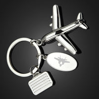 Thumbnail for Lockheed Martin F-35 Lightning II Silhouette Designed Suitcase Airplane Key Chains