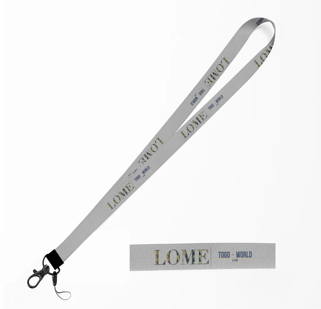 Lome City Series lanyard - light gray