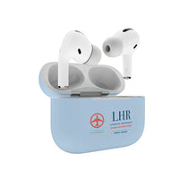 Thumbnail for London Heathrow Airport (LHR) AirPods Pro plastic case - Light Blue
