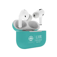 Thumbnail for London Heathrow Airport (LHR) AirPods Pro plastic case - Turquoise