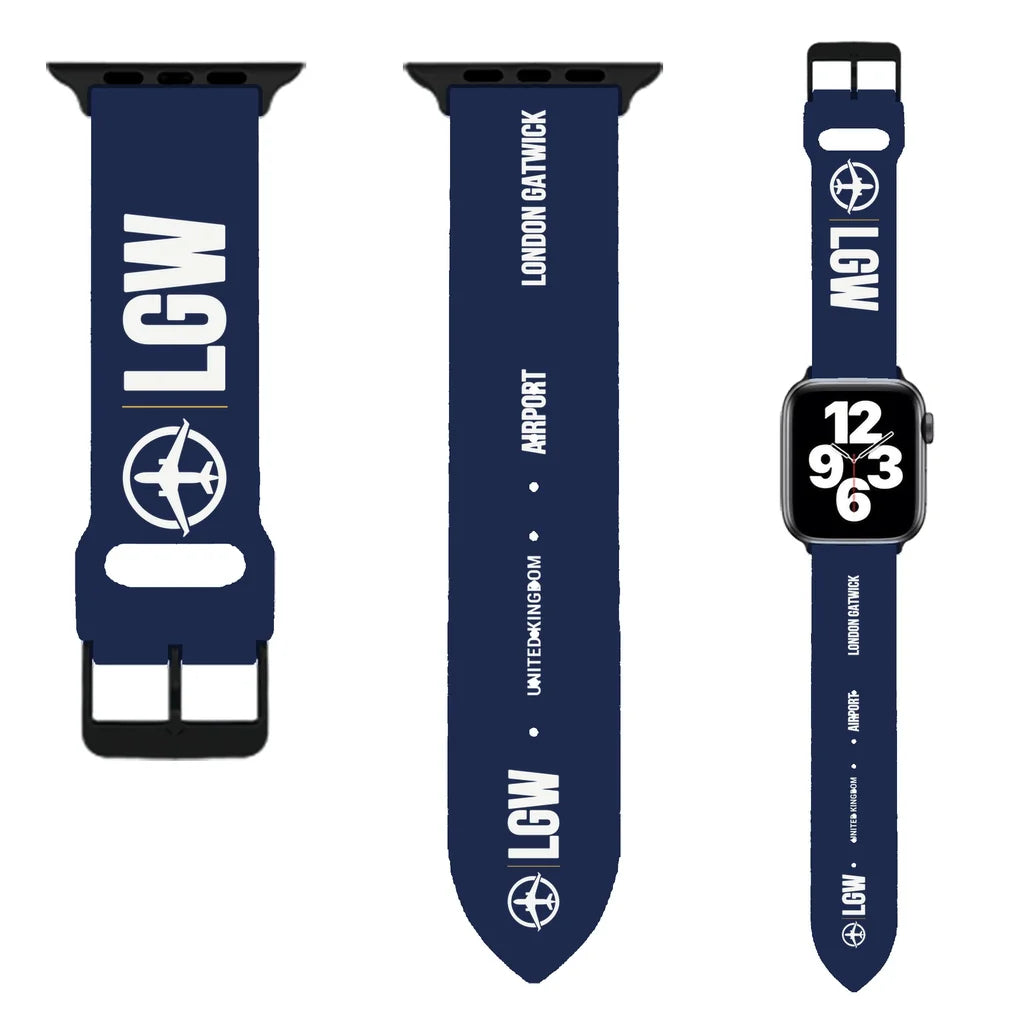 WBV6 | London Gatwick Airport LGW | Navy Blue (Metal Buckle)