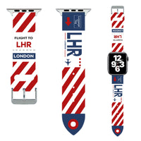 Thumbnail for London (LHR) Designed Soft Silicone Apple Watch Bands