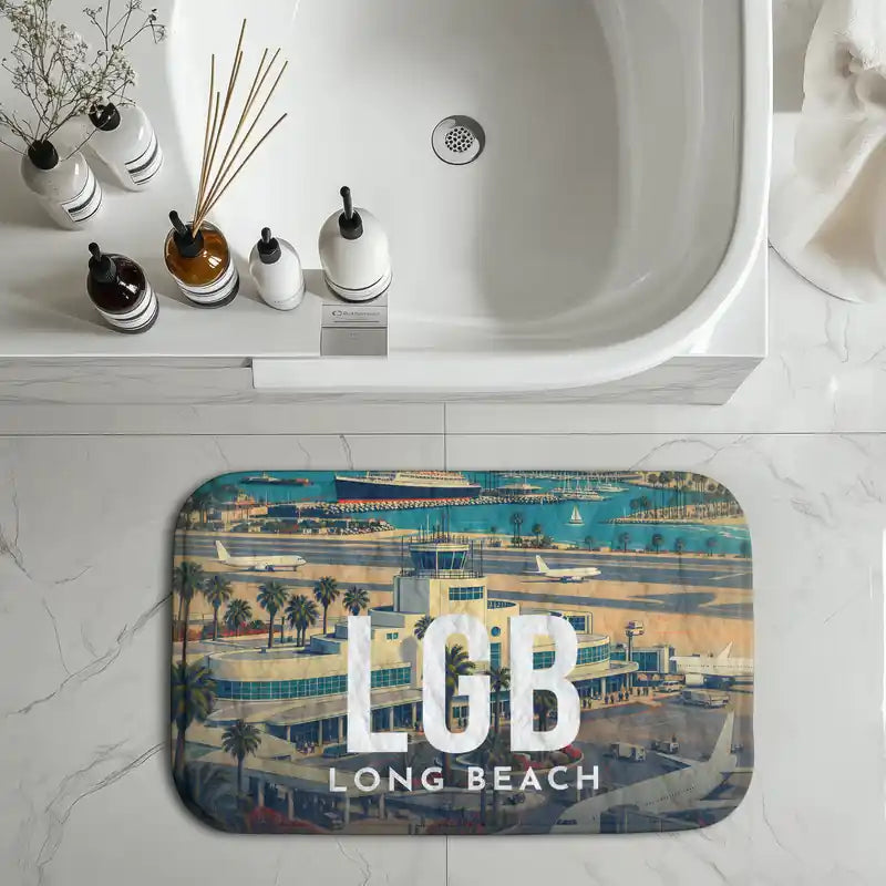Long Beach Airport (Daugherty Field) (LGB) bath mat