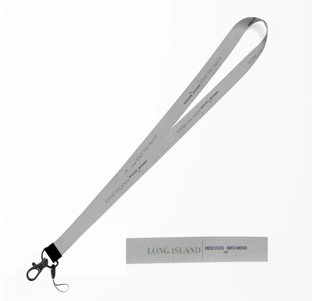 Long Island City Series lanyard - light gray